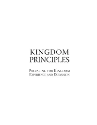 Kingdom Principles