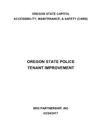 Oregon State Police Tenant Improvement