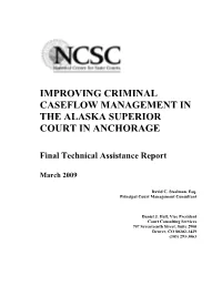 Final Consultant Report, Anchorage Felony Delay