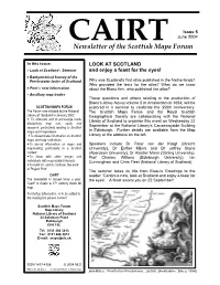 Newsletter of the Scottish Maps Forum