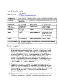 20 May 2020 Item No. 1 Application No