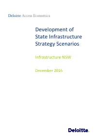 Development of State Infrastructure Strategy Scenarios
