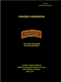 Ranger Handbook