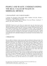 Understanding the Real Value of Waste in Morelos, Mexico