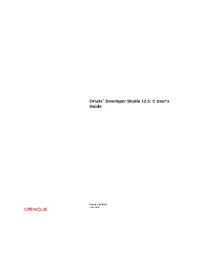 Oracle® Developer Studio 12.5
