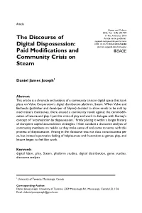 The Discourse of Digital Dispossession