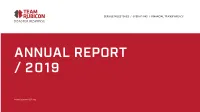 2019 Annual Report Report Guide