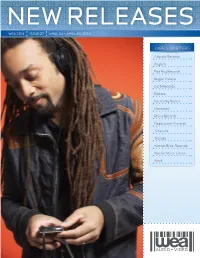 AUDIO + VIDEO 4/13/10 Audio & Video Releases *Click on the Artist Names to Be Taken Directly to the Sell Sheet