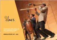CLACS Annual Report, 2017-2018