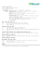 Kickit Step Sheet