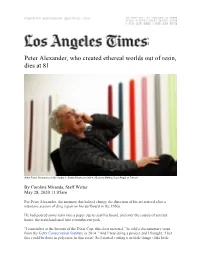 "Peter Alexander, Who Created Ethereal