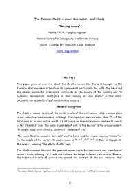 The Tunisian Mediterranean Sea Waters and Islands “Naming Issues”