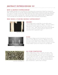Abstract Expressionism 101