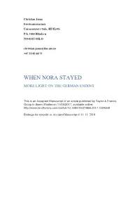 Ibsenstudies Norastayed Accepted Manuscript-Kopi