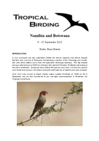 Namibia and Botswana