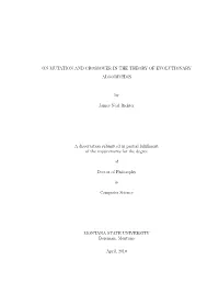 On Mutation and Crossover in the Theory of Evolutionary Algorithms