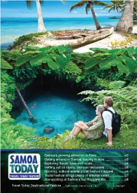 Travel Today Destinational Feature Published by Tabs on Travel Ltd