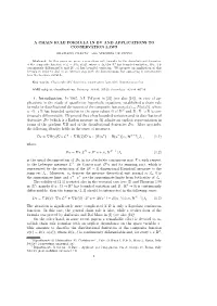 A Chain Rule Formula in Bv and Applications to Conservation Laws