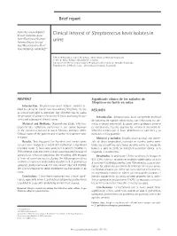 Clinical Interest of Streptococcus Bovis Isolates in Urine