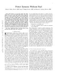 Power Systems Without Fuel Joshua A