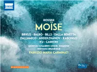 ROSSINI Birkus • Balbo • Bills • Dalla Benetta Dall'amico • Anderzhanov