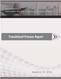Transitional Process Report