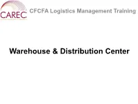 Warehouse and Distribution Center in Supply Chains 2