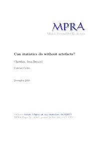 Can Statistics Do Without Artefacts?