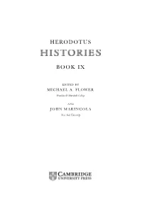 Herodotus Book Ix