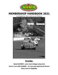 MEMBERSHIP HANDBOOK 2021 for Prospective, New, and Current Members