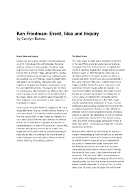 Ken Friedman: Event, Idea and Inquiry by Carolyn Barnes