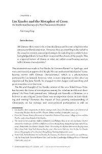 Liu Xiaobo and the Metaphor of Cross 51