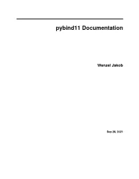 Pybind11 Documentation