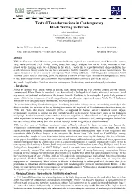 Textual Transformations in Contemporary Black Writing in Britain