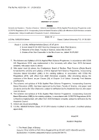 U.O.No. 5455/2021/Admn Dated, Calicut University.P.O, 21.05.2021