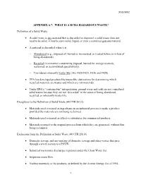 What Is a Rcra Hazardous Waste?