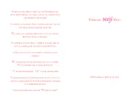 February Menu in Order to Provide Timely Food & Service, We Do Meiji Not Seat Parties Larger Than Ten