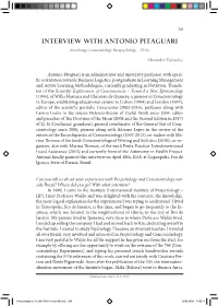 INTERVIEW with ANTONIO PITAGUARI Interchange Conscientiology-Parapsychology – 1990S