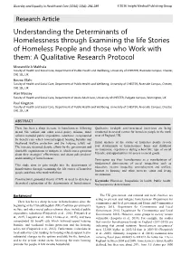Understanding the Determinants of Homelessness Through Examining