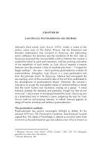 CHAPTER III Atwood's Third Novel, Lady Oracle