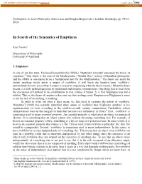 In Search of the Semantics of Emptiness