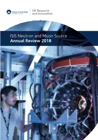 ISIS Neutron and Muon Source Annual Review 2018
