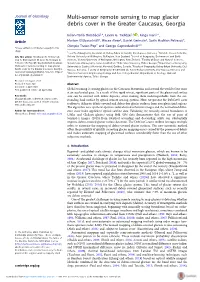 Multi-Sensor Remote Sensing to Map Glacier Debris Cover in the Greater Caucasus, Georgia
