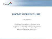 Quantum Computing Trends