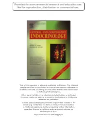 This Article Appeared in a Journal Published by Elsevier. the Attached