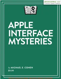 Apple Interface Mysteries