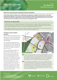 Fact Sheet One: Shaping a Place, Creating a Community Highways and Access