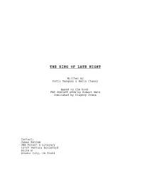 KING of LATE NIGHT SCREENPLAY Script