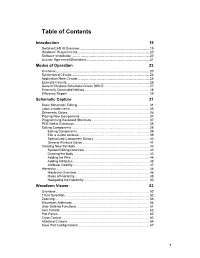 Table of Contents