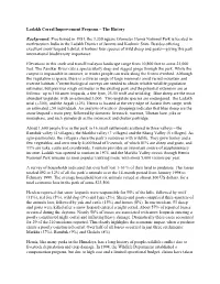 Ladakh Corral Improvement Program – the History